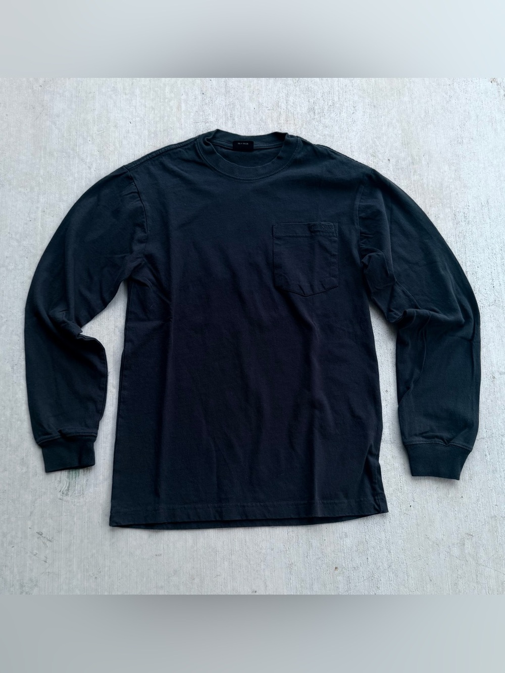 Filson Outfitter Long Sleeve Pocket T Shirt Men Size XS Black Cotton Outdoor